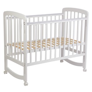 Кроватка для новорожденных POLINI Kids Simple 304 Белый в Ульяновске