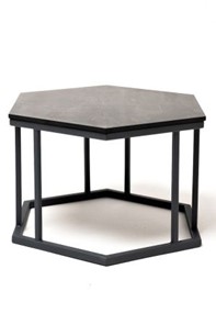 Столик для гостиной Женева  цвет серый гранит  RC658-50-50-4sis в Ульяновске