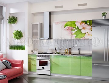 Кухонный гарнитур фотопечать Яблоневый цвет 1,6 в Ульяновске