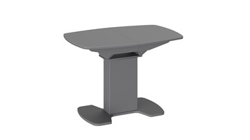 Стеклянный обеденный стол Портофино (СМ(ТД)-105.01.11(1)), цвет Серое/Стекло серое матовое LUX в Ульяновске