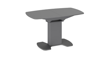 Стеклянный обеденный стол Портофино (СМ(ТД)-105.02.11(1)), цвет Серое/Стекло серое матовое LUX в Ульяновске