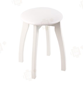 Обеденный стул Луго, аттика белый, каркас массив белый в Ульяновске
