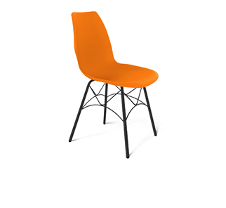 Кухонный стул SHT-ST29/S107 (оранжевый ral2003/черный муар) в Ульяновске