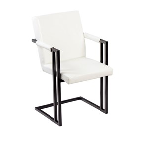 Обеденный стул Бруно, Черный/Аттика белый в Ульяновске