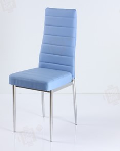 Кухонный стул В-1 хром люкс голубой в Ульяновске