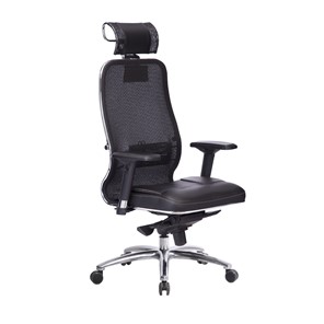 Кресло офисное Метта Samurai SL-3.04, черный плюс в Ульяновске