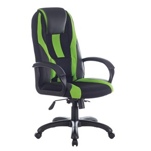 Компьютерное кресло Brabix Premium Rapid GM-102 (экокожа/ткань, черное/зеленое) 532419 в Ульяновске