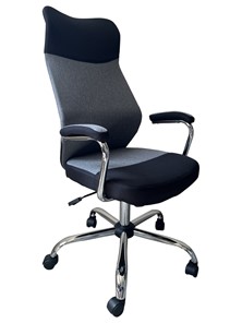 Кресло офисное C168 черный/серый в Ульяновске