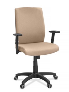 Офисное кресло Alfa A/MK/1D, ткань Bahama / бежевая в Ульяновске