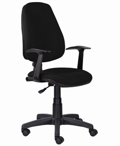Офисное кресло Brabix Comfort MG-321, регулируемая эргономичная спинка, ткань, черное в Ульяновске