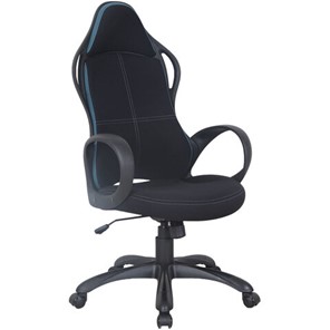 Офисное кресло Brabix Premium Force EX-516 (ткань, черное/вставки синие) 531572 в Ульяновске