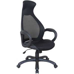 Компьютерное кресло Brabix Premium Genesis EX-517 (пластик черный, ткань/экокожа/сетка черная)   531574 в Ульяновске