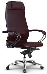 Кресло офисное Metta L 1m 38K2/K мультиблок, нижняя часть 17838 бордовый в Ульяновске