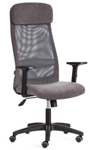 Офисное кресло PROFIT PLT флок/ткань, серый, 29/W-12, арт.20537 в Ульяновске