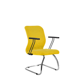 Кресло компьютерное SU-Mr-4/подл.109/осн.007 желтый в Ульяновске
