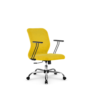 Офисное кресло SU-Mr-4/подл.110/осн.003 желтый в Ульяновске