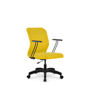 Офисное кресло SU-Mr-4/подл.110/осн.005 желтый в Ульяновске