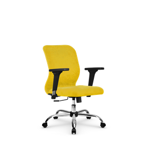 Офисное кресло SU-Mr-4/подл.200/осн.003 желтый в Ульяновске