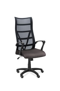 Офисное кресло Топ, сетка/ткань Bahama / черная/серая в Ульяновске