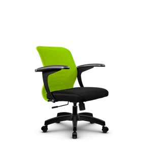 Кресло компьютерное SU-M-4/подл.160/осн.001, Зеленый/Черный в Ульяновске