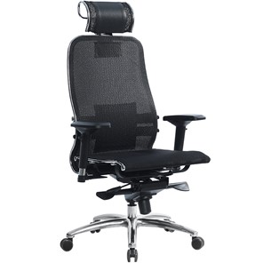 Кресло офисное Метта Samurai S-3.04, черный плюс в Ульяновске