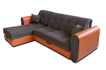 Угловой диван с оттоманкой Аккордеон-8 (сп.м. 90х205) в Ульяновске