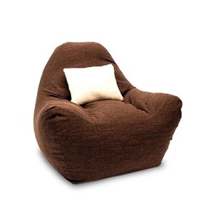 Бескаркасное кресло Эдем, рогожка орион, коричневый в Ульяновске