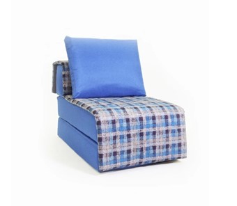 Кресло бескаркасное Харви, синий - квадро в Ульяновске