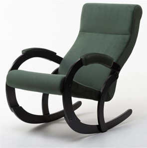 Кресло-качалка в гостиную Корсика, ткань Amigo Green 34-Т-AG в Ульяновске