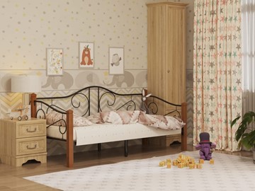 Кровать в детскую Гарда 7, 90х200, черная в Ульяновске