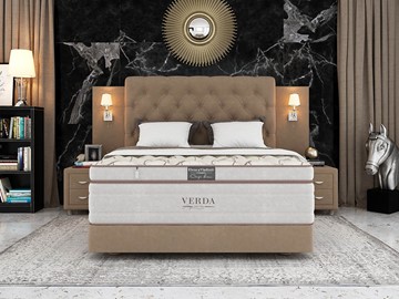 Спальная кровать Орматек Alliance/Podium M 160х200, Флок (Велсофт Какао) в Ульяновске