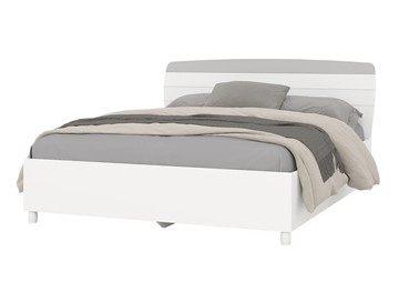 Двуспальная кровать Милана 1600 (4-22906бел\серый) в Ульяновске