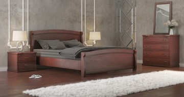Спальная кровать СВ-Стиль Магнат 160*195 с основанием в Ульяновске
