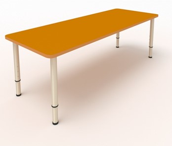 Детский стол 2-местный  (по одну сторону столешн.) СДО-2 (0-3) оранжевый в Ульяновске
