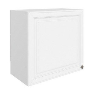 Кухонный навесной шкаф Мишель под вытяжку L600 H566 (1 дв. гл.) эмаль (белый/белый) в Ульяновске