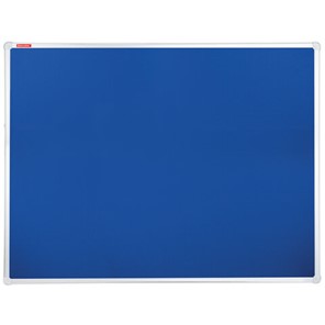 Доска  для объявлений c текстильным покрытием для объявлений 60х90 см синяя, ГАРАНТИЯ 10 ЛЕТ, РОССИЯ, BRAUBERG, 231700 в Ульяновске