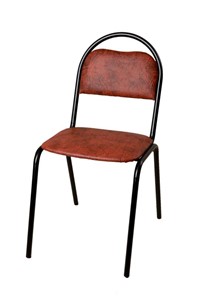 Офисный стул Стандарт СРП-033 Эмаль коричневый кожзам в Ульяновске