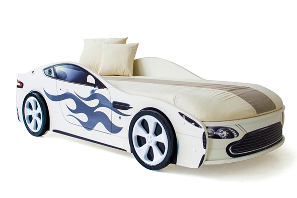 Кровать-машина Бондимобиль белый в Ульяновске - изображение
