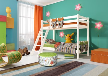 Детская кровать для девочки Соня, Вариант 10 Белый в Ульяновске