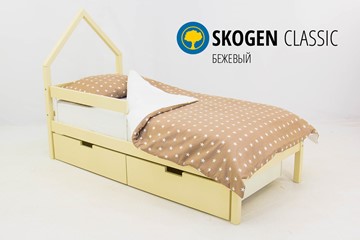 Кровать-домик в детскую мини Skogen бежевый в Ульяновске