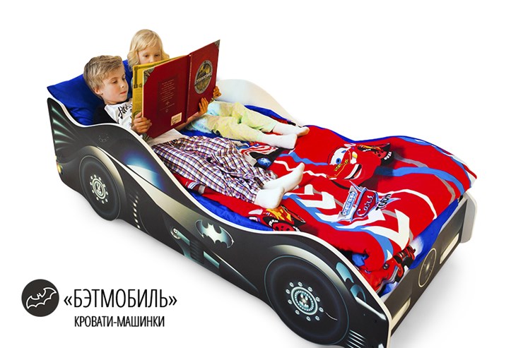 Кровать-машина детская Бэтмобиль в Ульяновске - изображение 4
