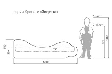 Детская кровать Лев-Кинг в Ульяновске - предосмотр 2