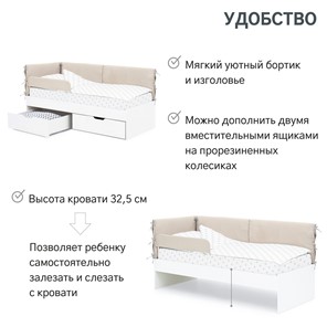 Мягкая кровать Denvas, холодный бежевый в Ульяновске - предосмотр 12