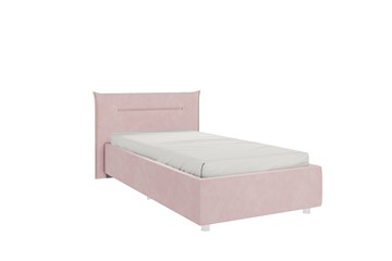 Кроватка 0.9 Альба, нежно-розовый (велюр) в Ульяновске