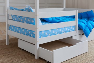 Детская кровать Домик с ящиками, цвет белый в Ульяновске - предосмотр 3