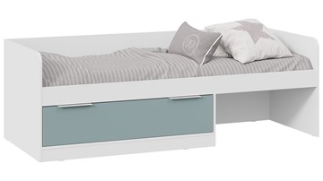 Кровать в детскую Марли Тип 1 (Белый/Серо-голубой) в Ульяновске - предосмотр