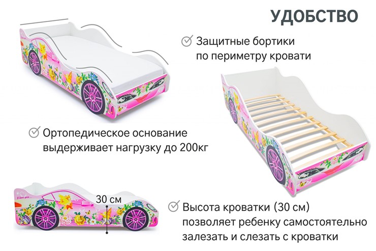 Кровать-машина в детскую Фея в Ульяновске - изображение 4