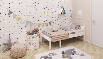 Кровать в детскую POLINI Kids Simple 935 Белый в Ульяновске - предосмотр 6