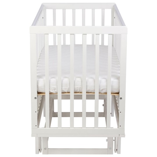 Кровать для новорожденных серия 3400 POLINI Kids Simple 340 с маятником Белый в Ульяновске - изображение 5