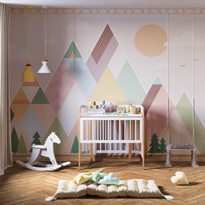Кроватка детская приставная POLINI Kids Simple 120 Белый / Бук в Ульяновске - предосмотр 10